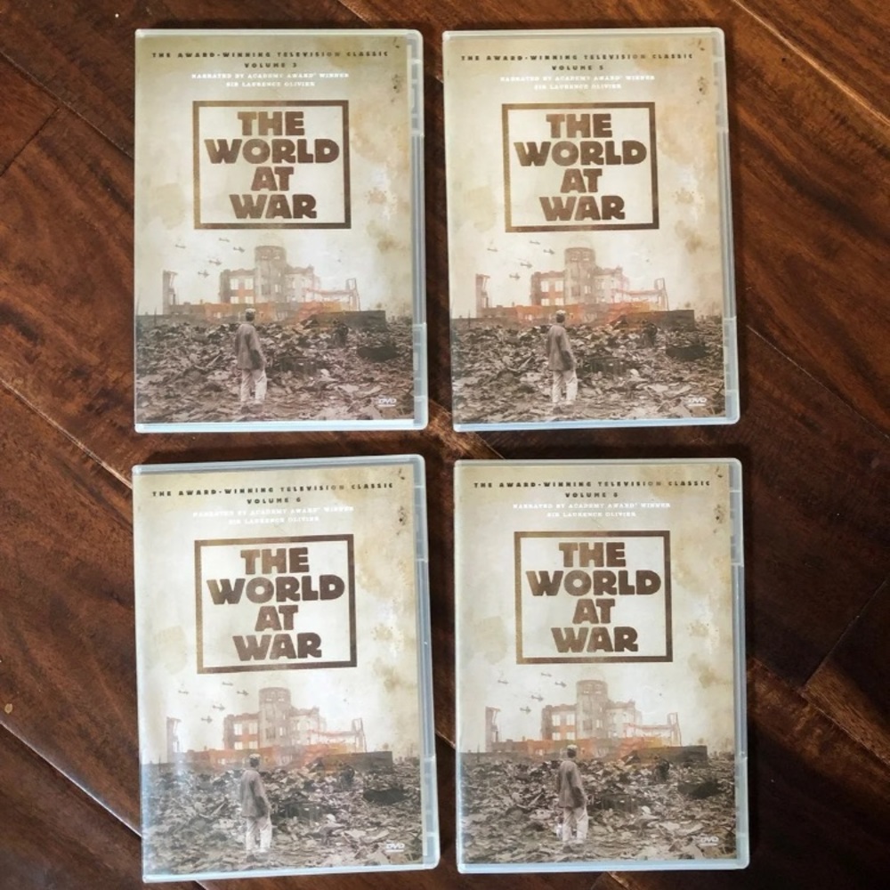 🔴 4 for$25 🔴 The World at war DVD Bundle